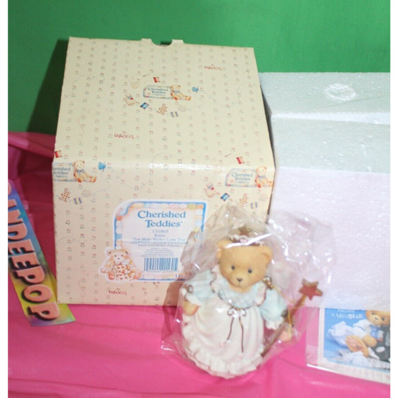 Cherished Teddies Adoption Center Event Kittie You Make Wishes Come True 1996 - Picture 2 of 9